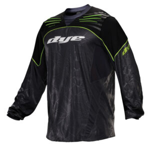 Dye UL Competition Paintball Jersey - Black and Lime Green