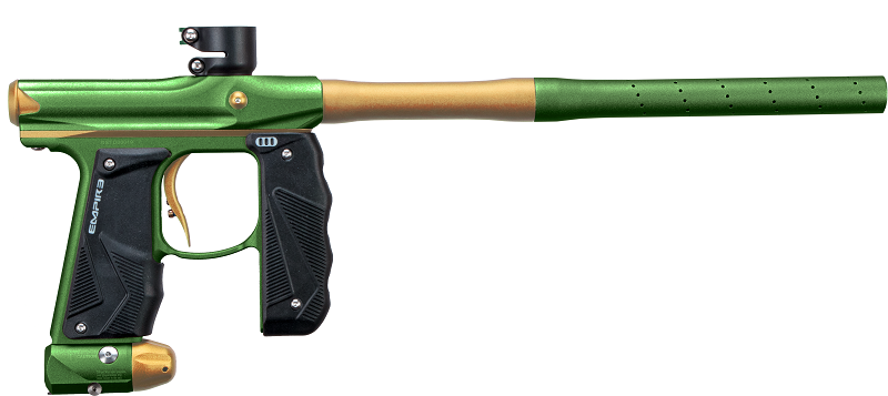 Empire Mini GS Paintball Marker 2 Piece Barrel - Dust Olive / Dust Tan - Image 3
