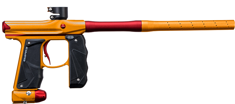 Empire Mini GS Paintball Marker 2 Piece Barrel - Dust Orange / Dust Red - Image 2