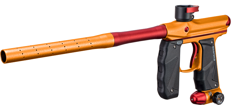 Empire Mini GS Paintball Marker 2 Piece Barrel - Dust Orange / Dust Red - Image 5