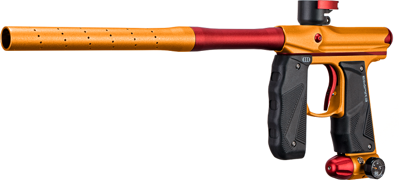 Empire Mini GS Paintball Marker 2 Piece Barrel - Dust Orange / Dust Red - Image 6