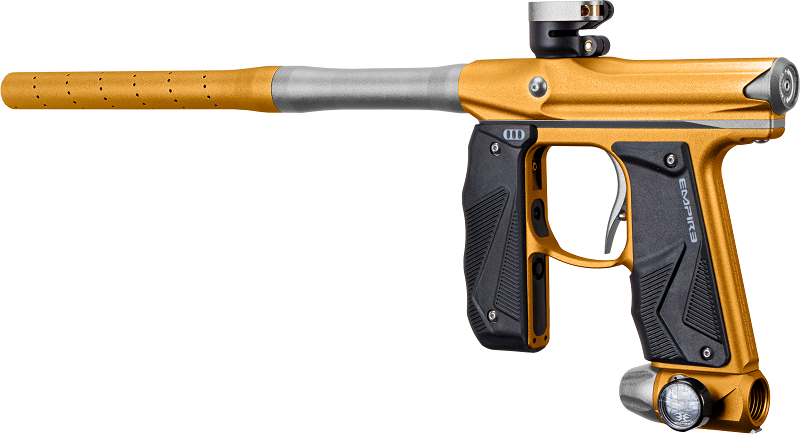 Empire Mini GS Paintball Marker 2 Piece Barrel - Dust Gold / Dust Silver - Image 2