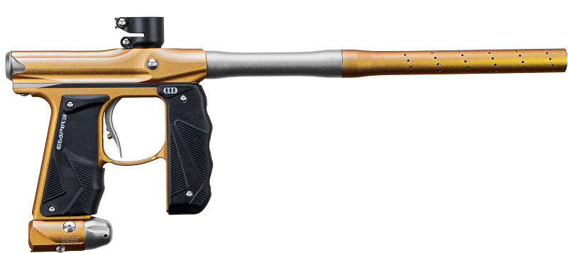 Empire Mini GS Paintball Marker 2 Piece Barrel - Dust Gold / Dust Silver - Image 3