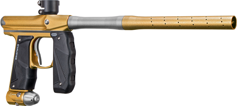 Empire Mini GS Paintball Marker 2 Piece Barrel - Dust Gold / Dust Silver - Image 4