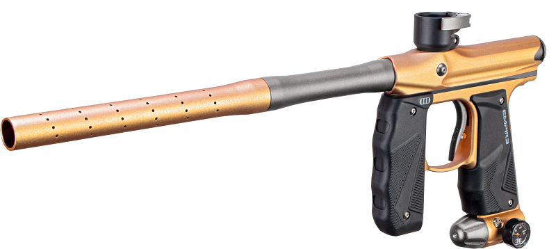 Empire Mini GS Paintball Marker 2 Piece Barrel - Dust Gold / Dust Silver - Image 6