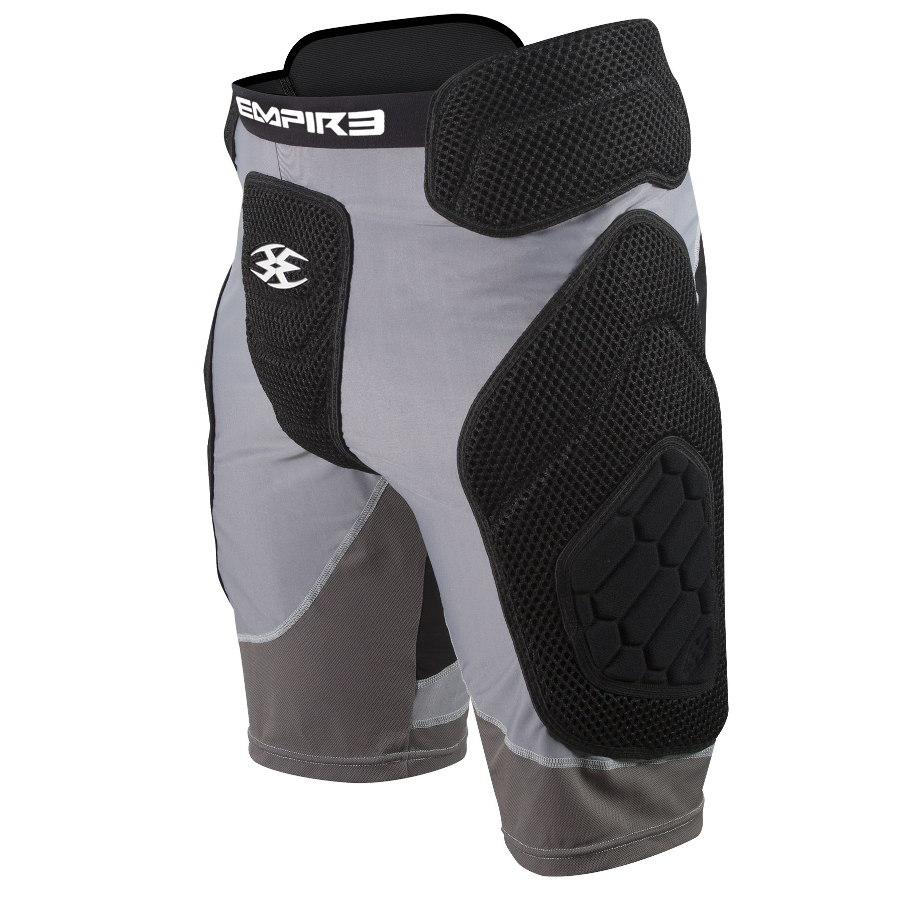 Empire 2015 NeoSkin Paintball Slider Shorts - Black / Grey - Image 3