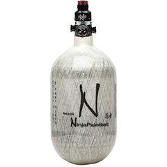 Ninja 68/4500 Grey Ghost CF HPA Tank w/PRO V2 Reg