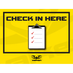 Paintball Field Sign - Check In