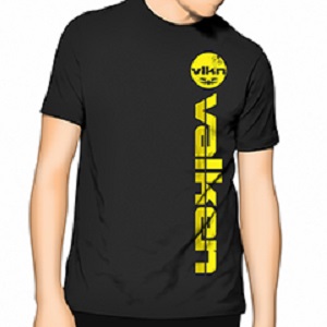 Valken Paintball Vertical Type Short Sleeve Black T-Shirt