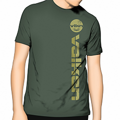 Valken Paintball Vertical Type Short Sleeve Black T-Shirt - Image 2