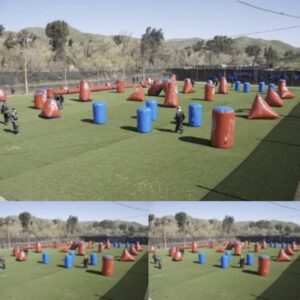 #7 COMPLETE OFFICIAL PAINTBALL TOURNAMENT FIELD COMPLETE SET UP