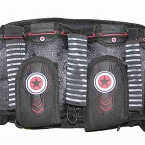 GI Sportz Race Pack Harness (4+7) - Black/Red