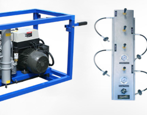 Commercial HPA Paintball Air Compressor, Storage Tank & Fill Station Package # 4