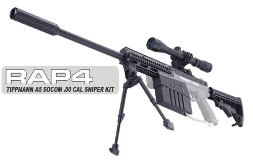 Tippmann A5 SOCOM .50 cal Sniper Paintball Marker - Image 2