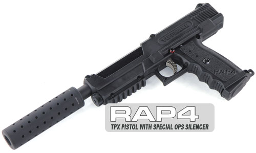 TPX Pistol w/Rifled Barrel + Silencer
