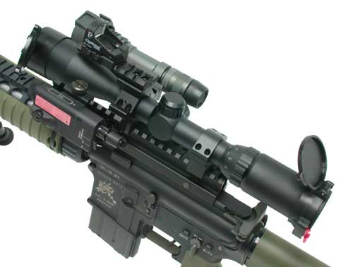 X7 Phenom Tri-Rail Mount w/Deluxe Weaver Rings - Image 3