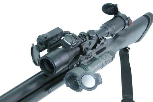 X7 Phenom Tri-Rail Mount w/Deluxe Weaver Rings - Image 2