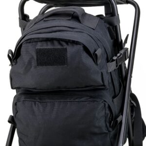 Defcon Gear Outdoor Hiking Backpack Chair in Black