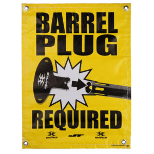 Paintball Field Sign - Barrel Plugs Required