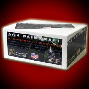 AG1 Mag Fed Grade Paintballs .68 Cal 2000 Ct