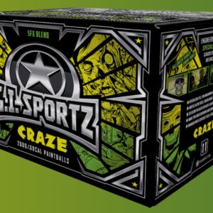 GI Sportz CRAZE .50 Caliber Glow in The Dark UV Paintballs (4000 ct.)
