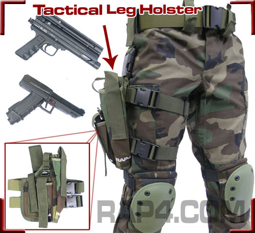 Tactical Paintball Pistol Leg Holster (.68 cal pistols) - Image 5
