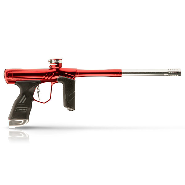 Dye DSR+ Tournament Paintball Gun - Lava Red/Silver - Image 2
