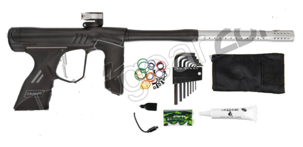 Dye DSR+ Paintball Gun - Silver Night -Dust Black / Dust Silver