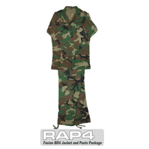BDU Paintball Uniform - Woodland Camo