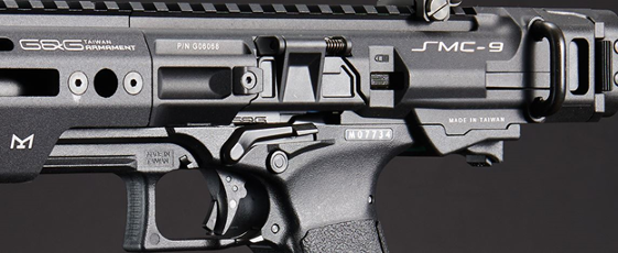 G&G SMC-9 GBB Pistol Carbine Black - Image 3