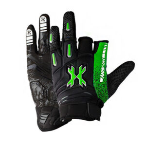HK Army Pro Competition Paintball Gloves - Black Slime Green
