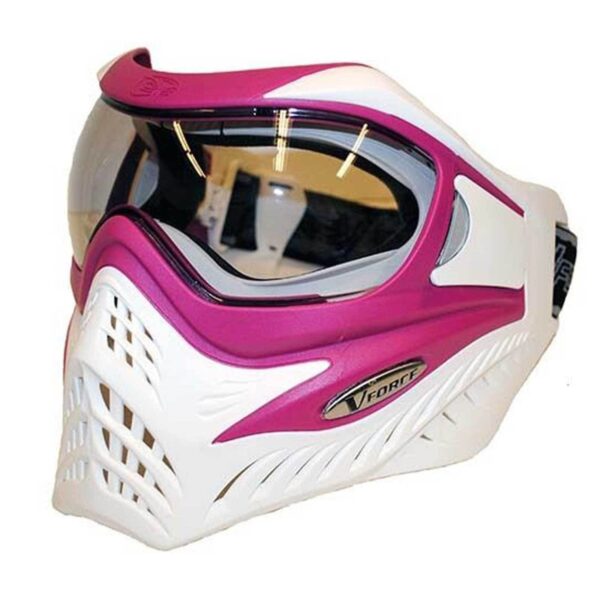 VForce Grill Paintball Mask and Goggles - Purple/White