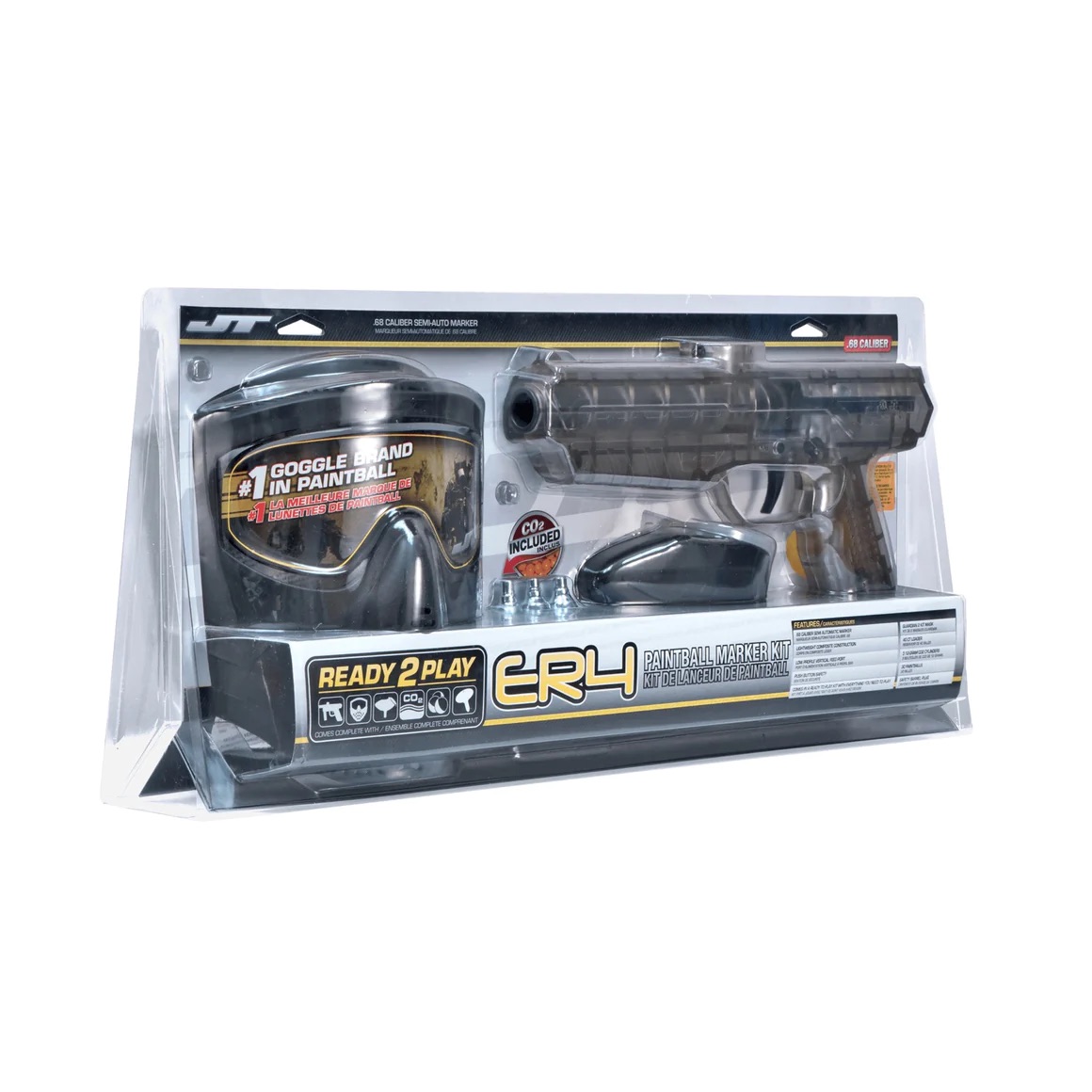 JT Paintball ER4 Ready 2 Play Kit - Guardian Mask/ 12g CO2/ 30pb's/ Loader - Image 3