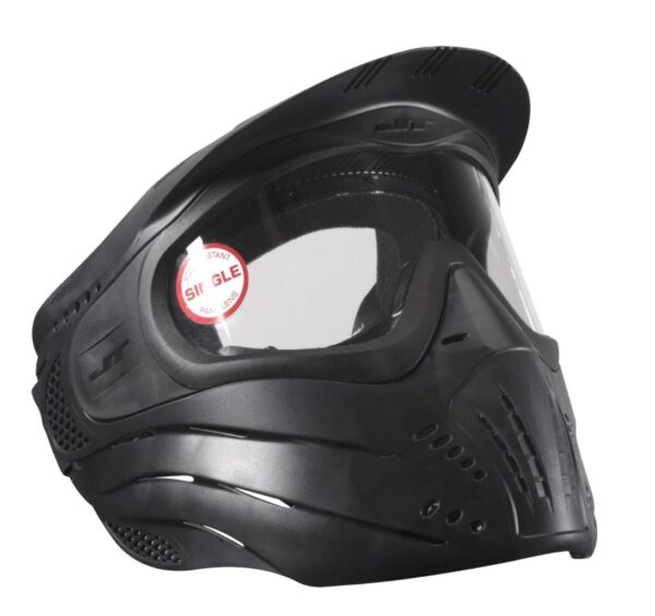 JT Premise Paintball Mask and Goggles and Built in Visor - Black
