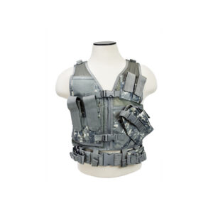 Children's Tactical Scenario Paintball & Airsoft Vest - Digi Camo