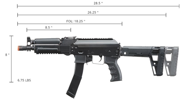 LCT LPPK-20 SMG AEG Rifle with ASTER V2 SE Expert - Image 3