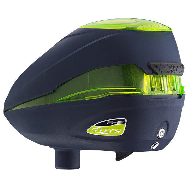 Dye Rotor R2 Paintball Loader - Navy/Lime - Image 2