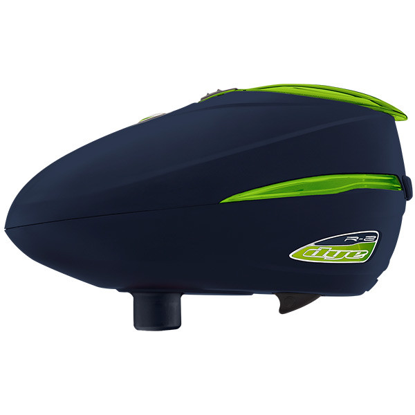Dye Rotor R2 Paintball Loader - Navy/Lime - Image 3