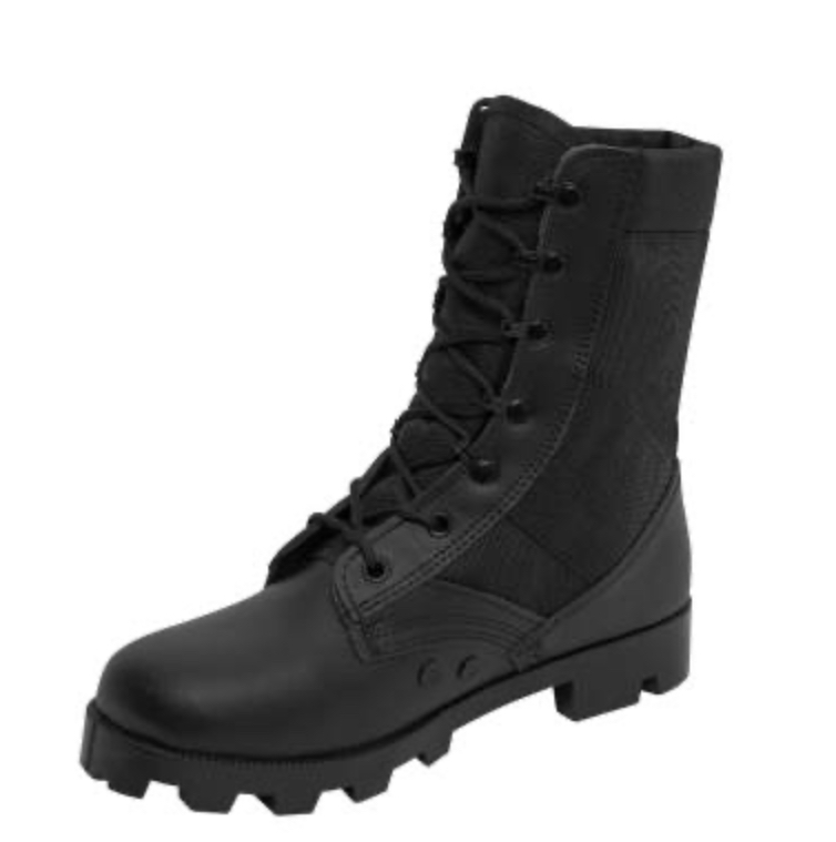 Rothco Black G.I. Type Speedlace Jungle Combat Boots - 9 Inch Black - Image 2