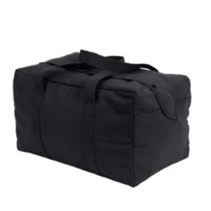 Rothco Canvas Small Parachute Cargo Bag - Black