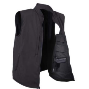 Rothco Concealed Carry Soft Shell Vest - Black