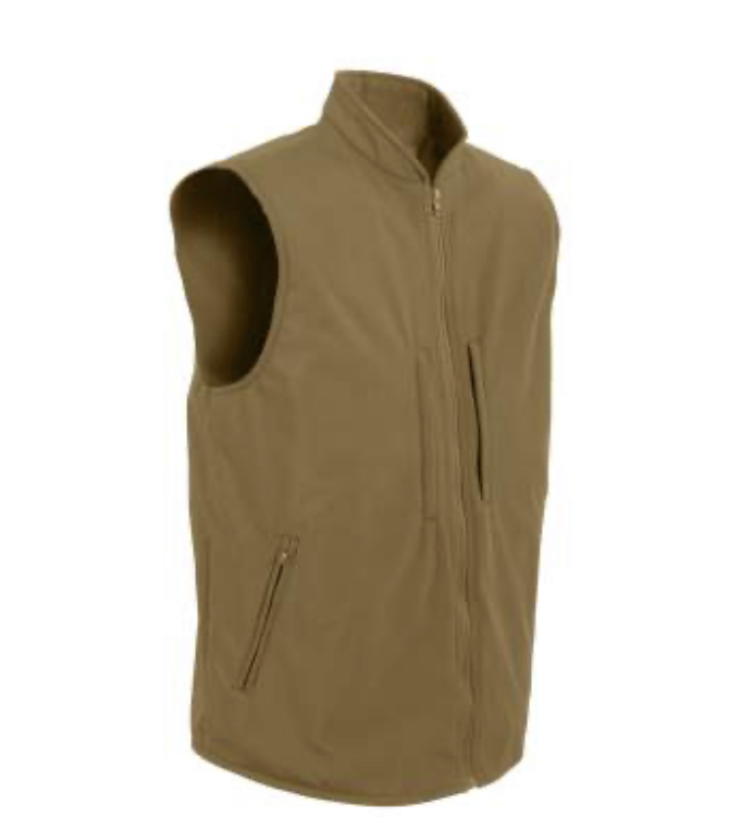 Rothco Concealed Carry Soft Shell Vest - Coyote Brown - Image 2