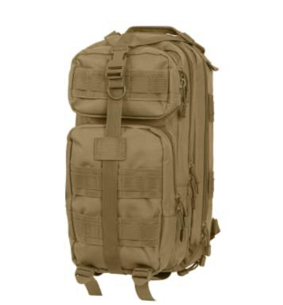 Rothco Convertible Medium Transport Pack Backpack & Sling Bag - Black - Image 3