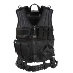Rothco Cross Draw MOLLE Tactical Vest - Black