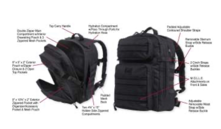 Rothco Fast Mover Tactical Backpack - Image 5
