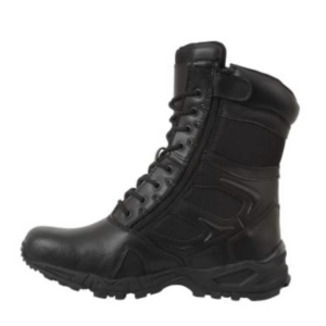 Rothco Forced Entry Deployment 8" Combat Boot With Side Zipper - Black