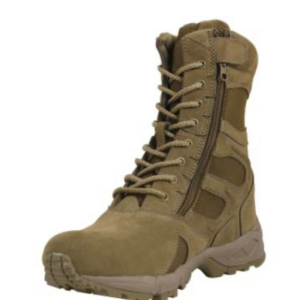 Rothco Forced Entry Deployment Boots With Side Zipper - 8 Inch - Coyote Brown
