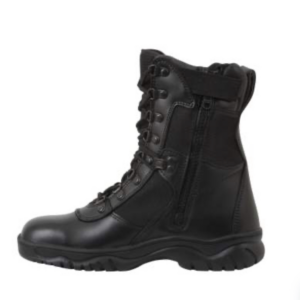 Rothco Forced Entry Tactical Black Leather Combat Boots - 8 Inch