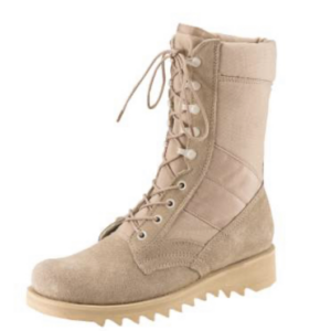 Rothco Ripple Sole Desert Tan G.I. Jungle Boots - 10 Inch Tall