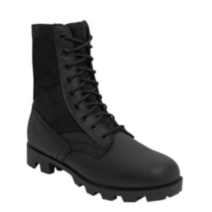 Rothco 8" Jungle Combat Boots with Panama Outsole – Tactical Black